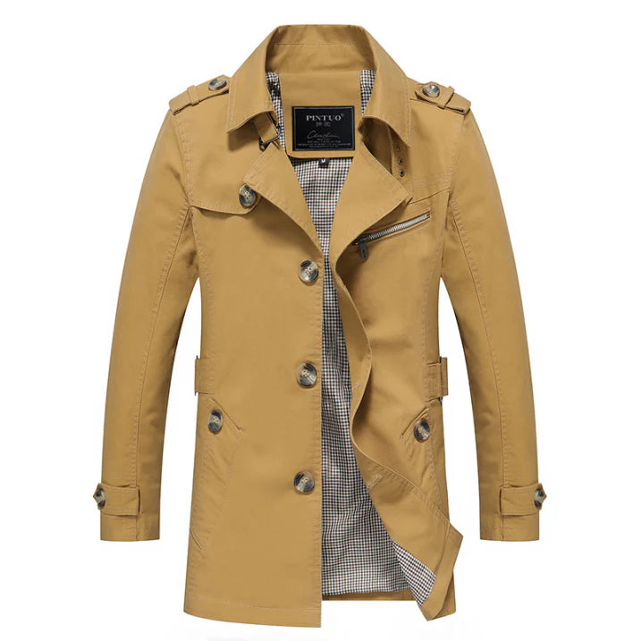 Herren Lang Trenchcoat | Winter