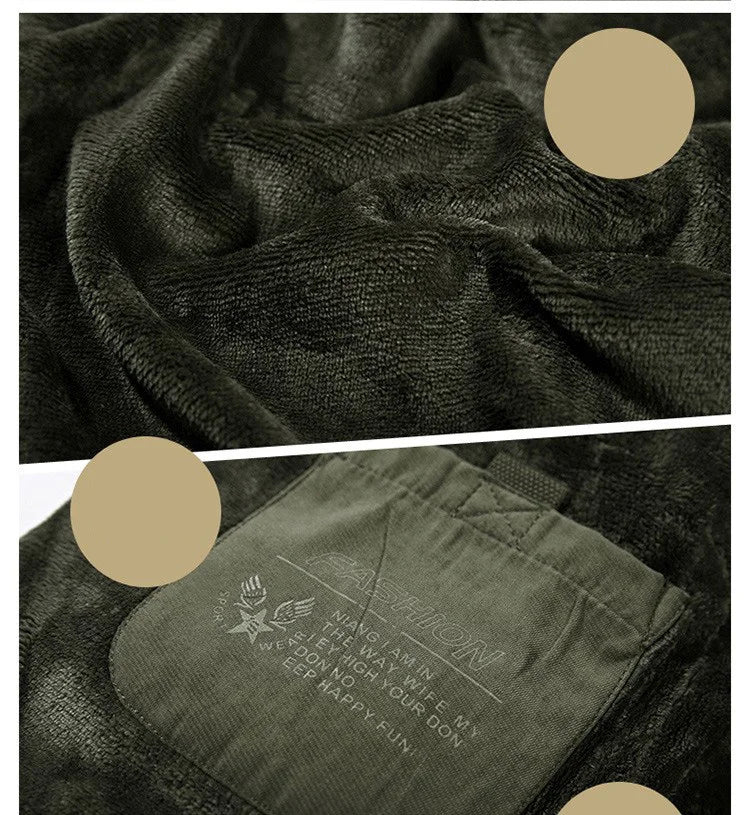 Herren Lang Winterjacke | Mit Kapuze