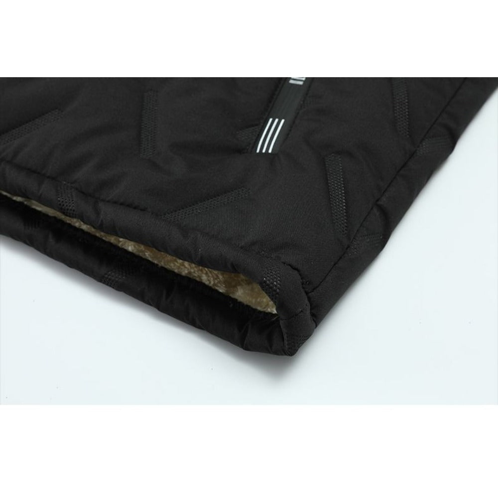 Winterjacke mit Fleecefutter und Reißverschluss für Herren – Olivier