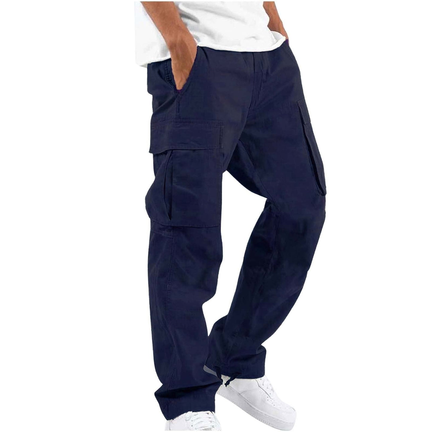 Herren Stretch Cargohose | Lang