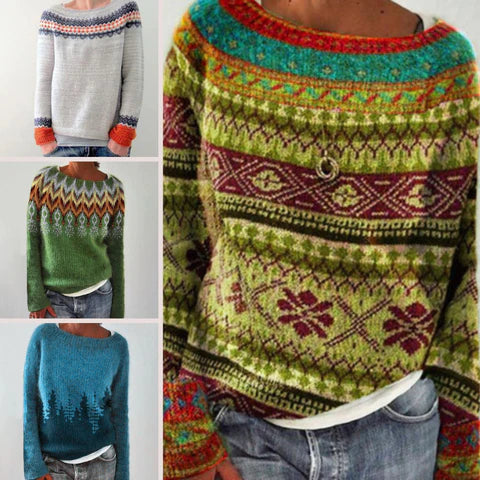 Damen Grobs Strick Pullover | Winter