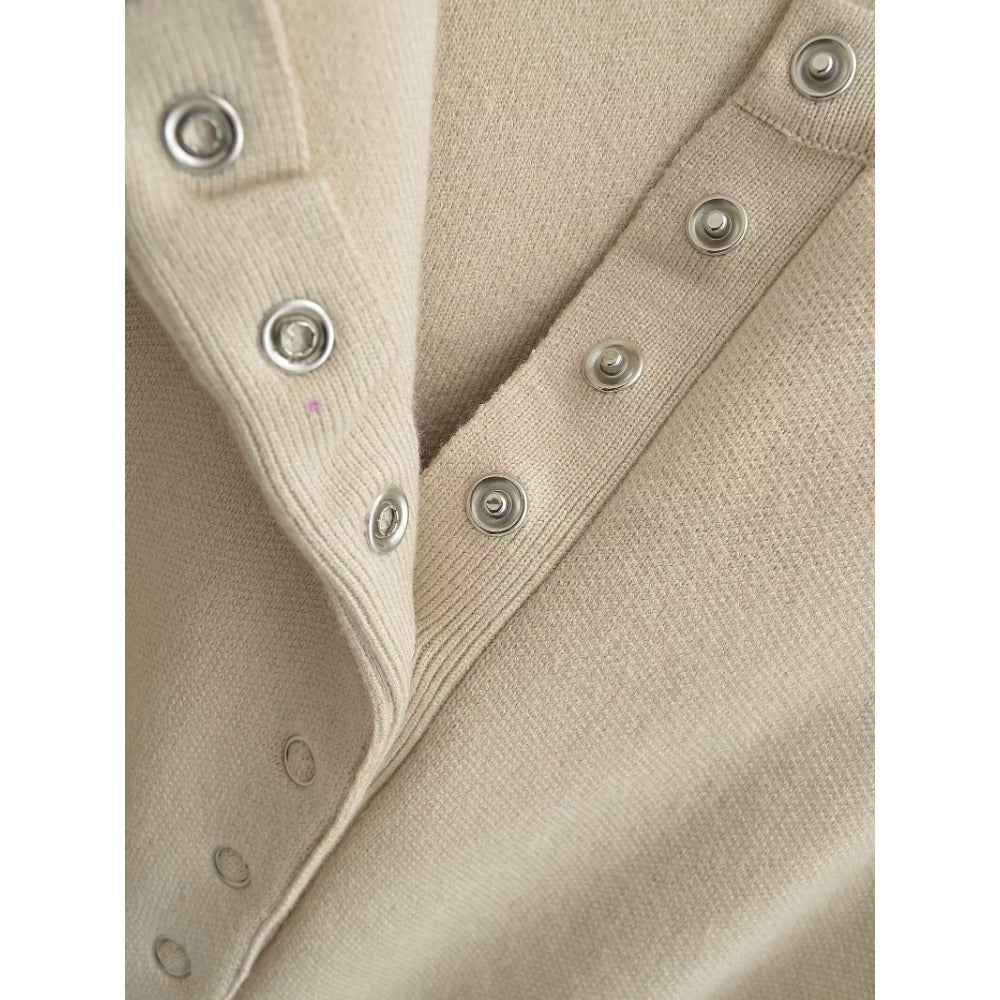 Strickjacke mit Knopfleiste und langen Ärmeln für Damen - Claudia