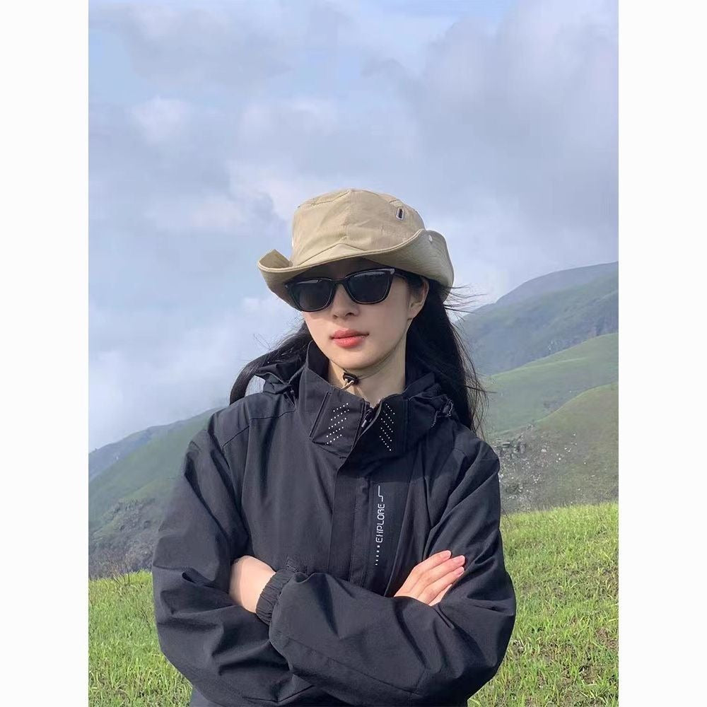 Wasserdichte Kapuzenjacke mit Reißverschluss für Damen – Marcia