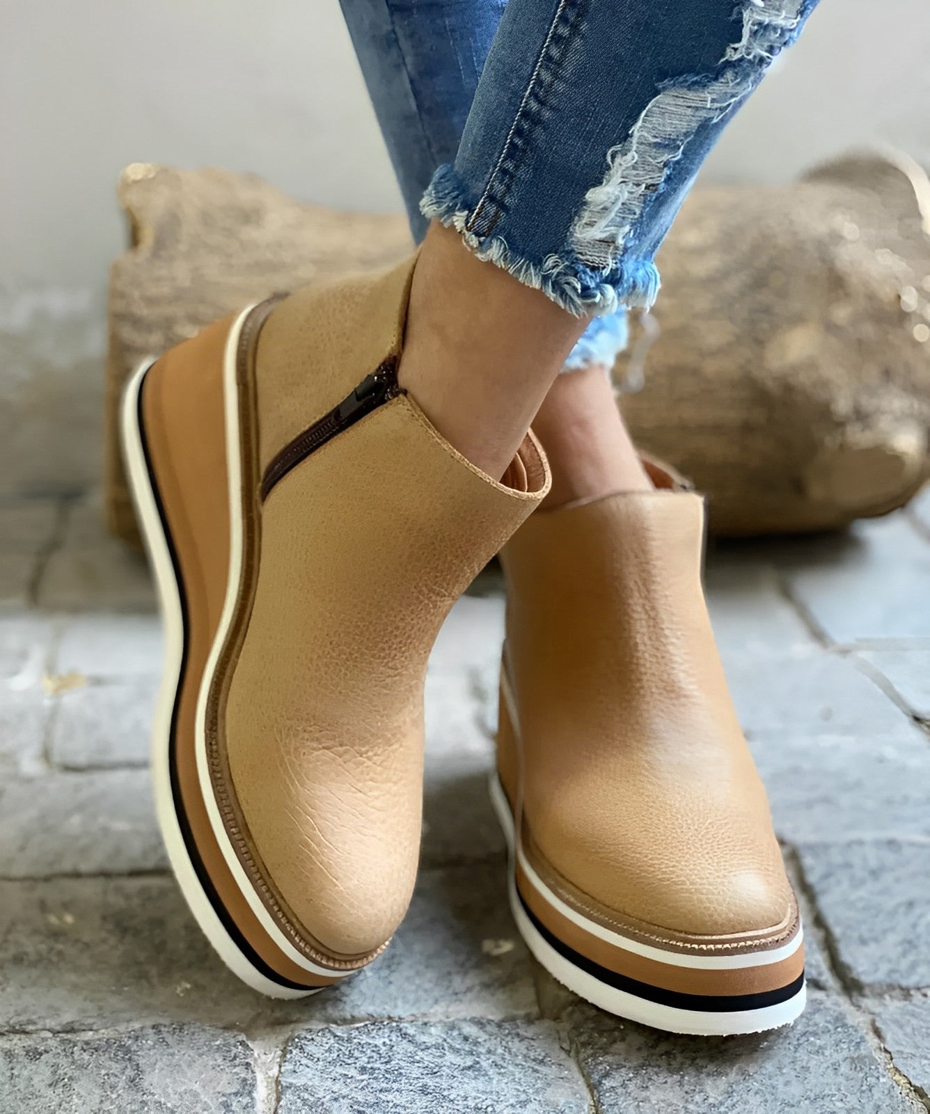 Modische Damen-Stiefel im Trendlook - Sarah