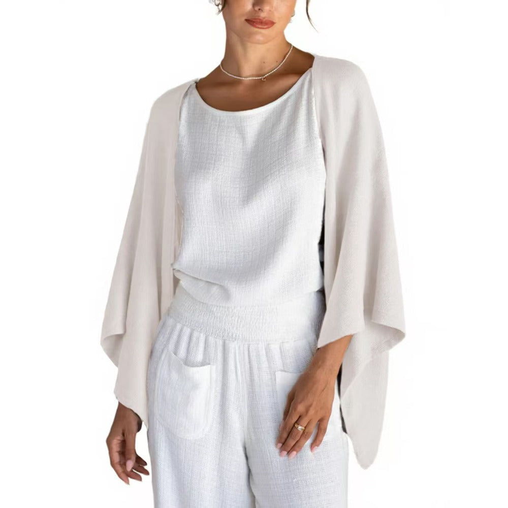 Strick-Cardigan mit Offener Front für Damen - Fatima