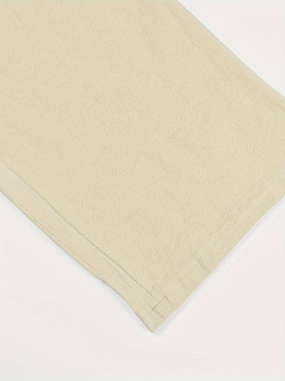 Herren Komfortable Leinen Hose | Lang