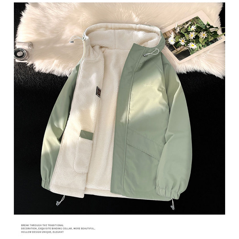 Wendbare Kapuzenjacke mit Fleecefutter für Herren – Gabriel