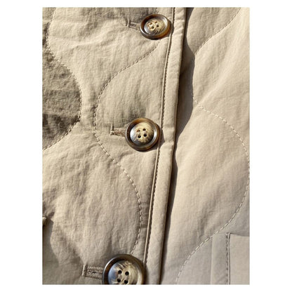 Wendbare Gesteppt Jacke mit Fleecefutter für Damen – Oria