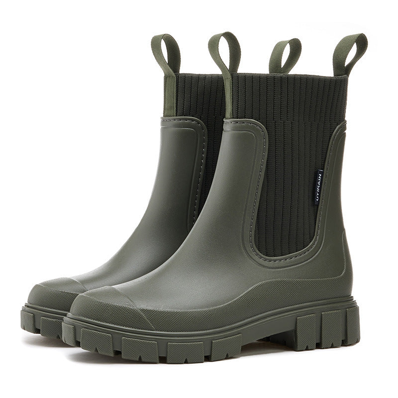 Damen Gummi Regenstiefel | Wasserdichte