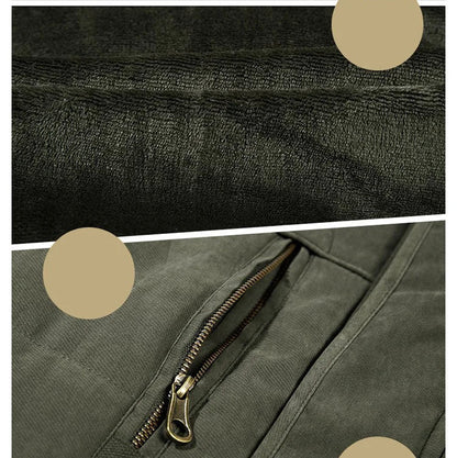 Herren Lang Winterjacke | Mit Kapuze