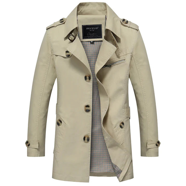 Herren Lang Trenchcoat | Winter