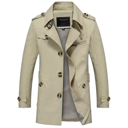 Herren Lang Trenchcoat | Winter