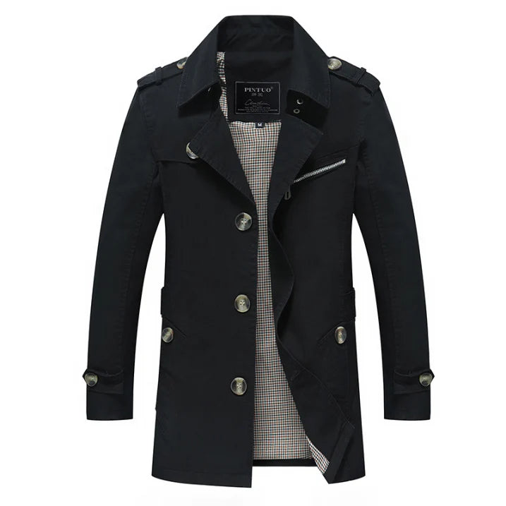 Herren Lang Trenchcoat | Winter