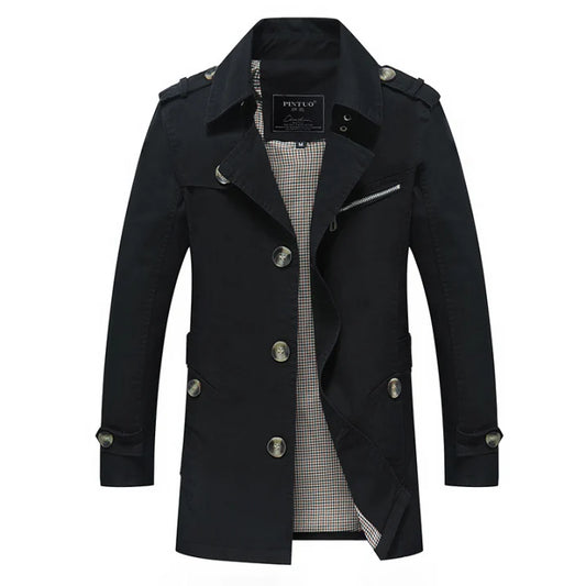 Herren Lang Trenchcoat | Winter