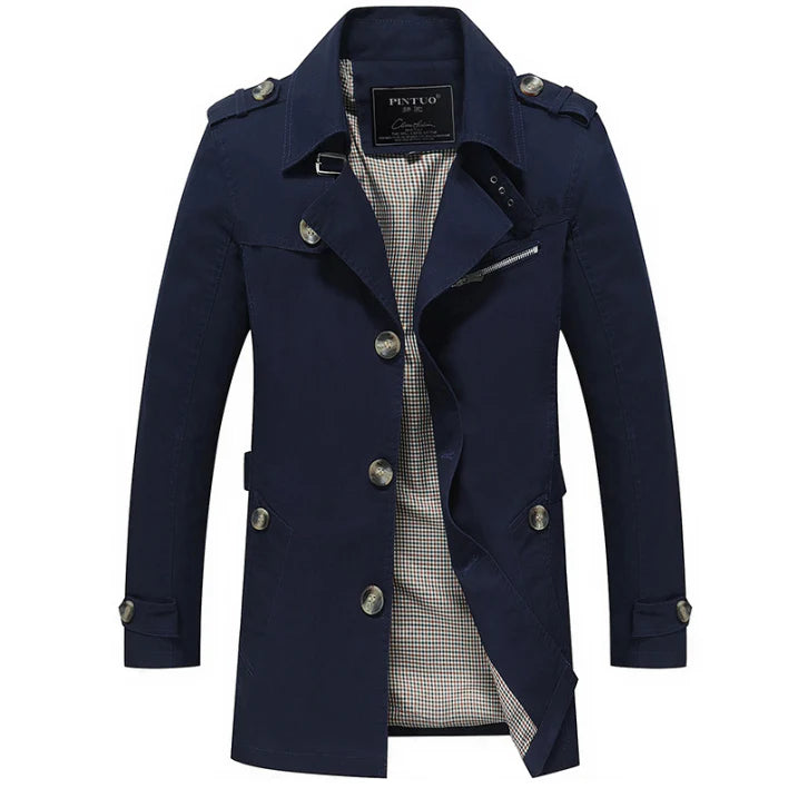 Herren Lang Trenchcoat | Winter
