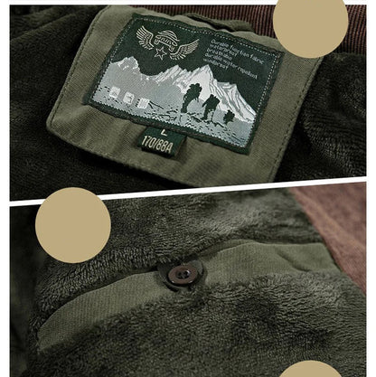 Herren Lang Winterjacke | Mit Kapuze