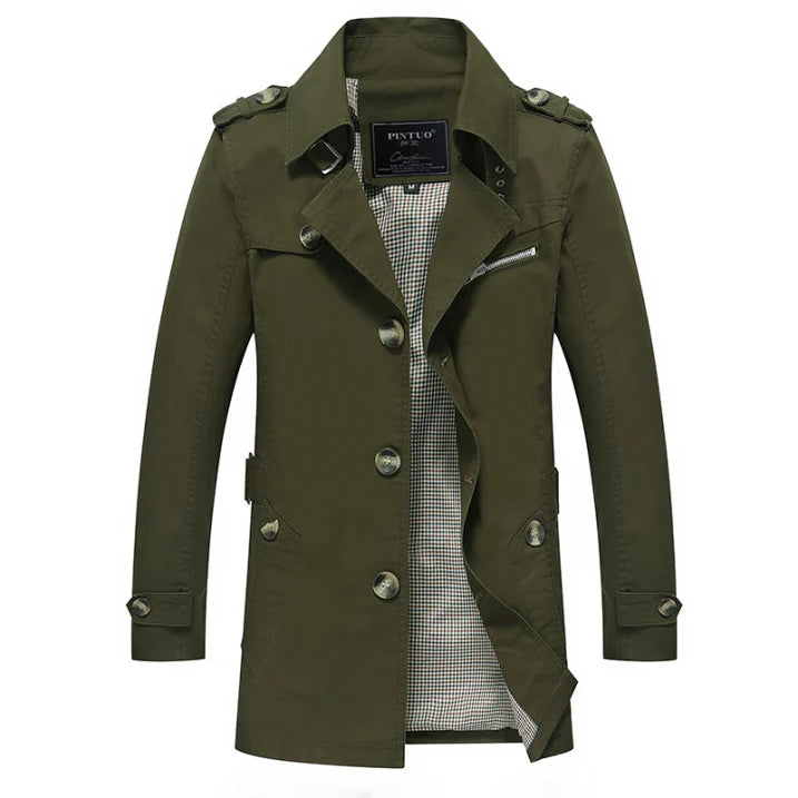 Herren Lang Trenchcoat | Winter