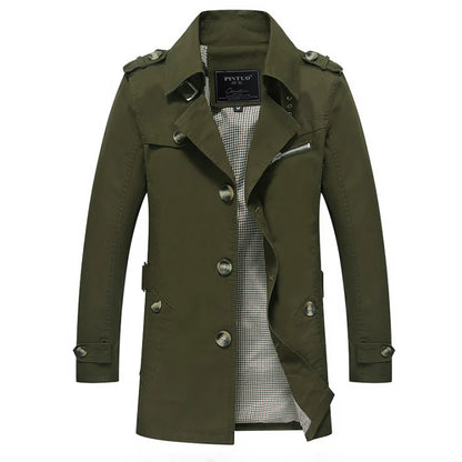 Herren Lang Trenchcoat | Winter