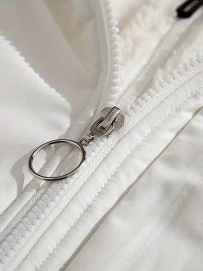 Herren Reißverschluss Daunenjacke | Warm