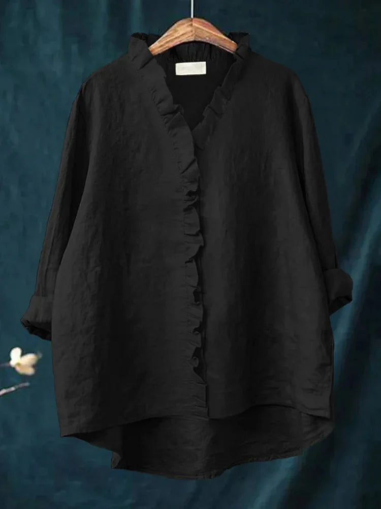 Damen Langarm Bluse | Freizeit