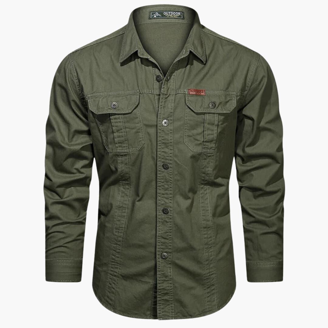 Herren Cargo Hemd | Langarm