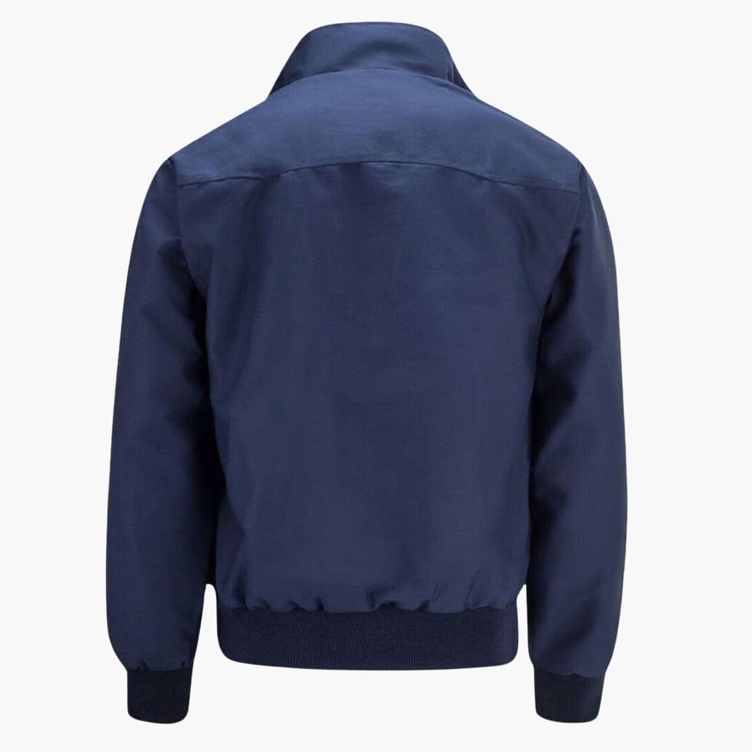 Herren Rippbündchen Winterjacke | Zipper