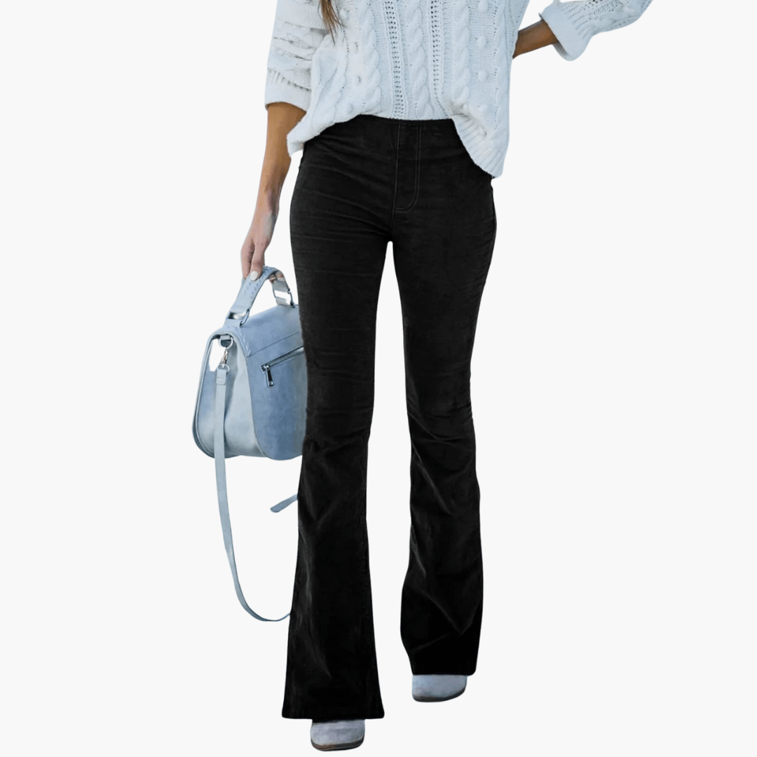 Damen Elegant Cordhose | Lang