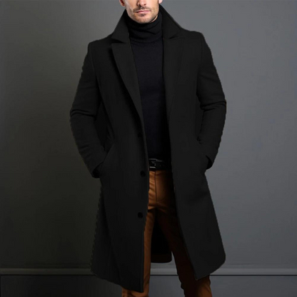 Herren Elegant Lang Mantel | Winter