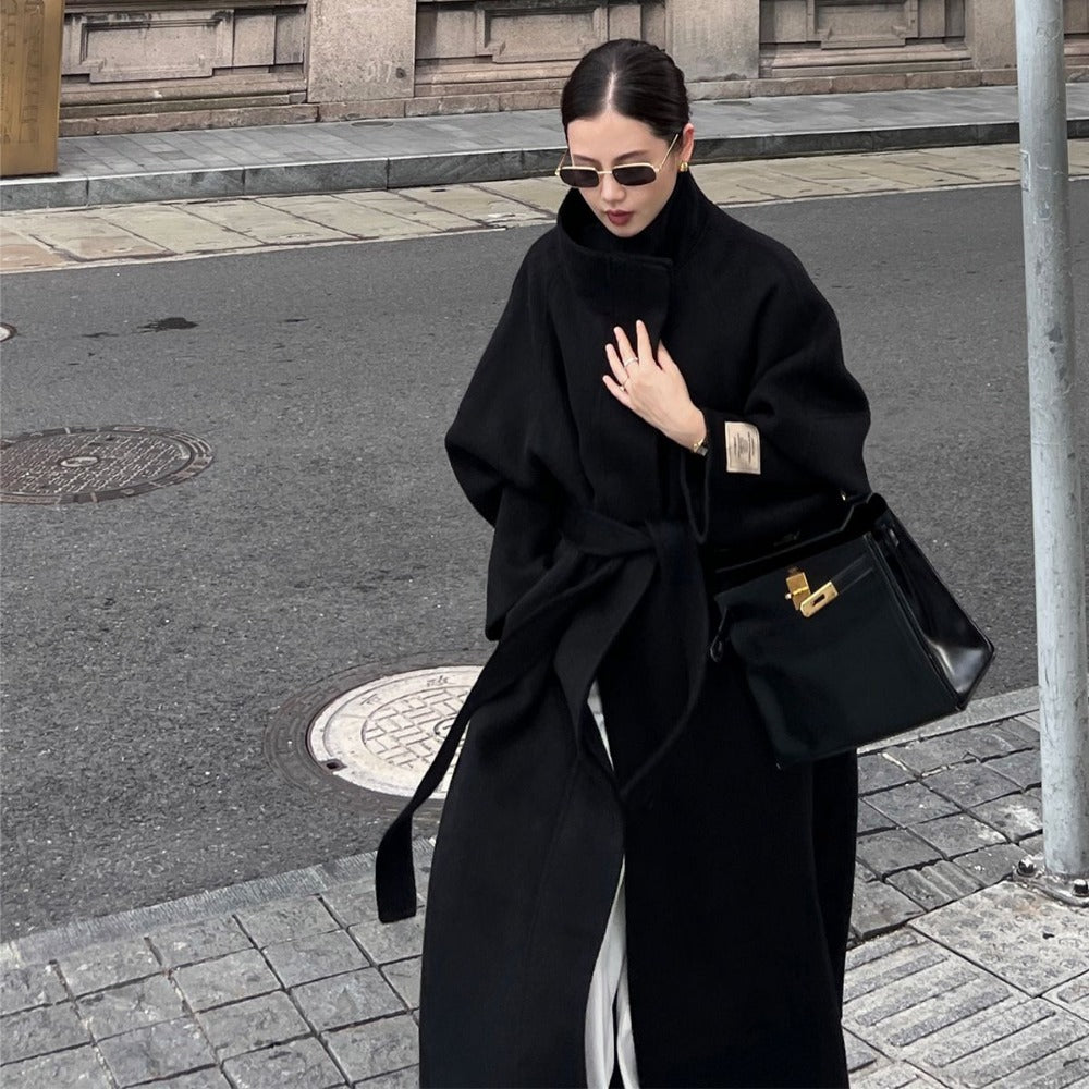 Langer Oversize-Trenchcoat für Damen – Delfina