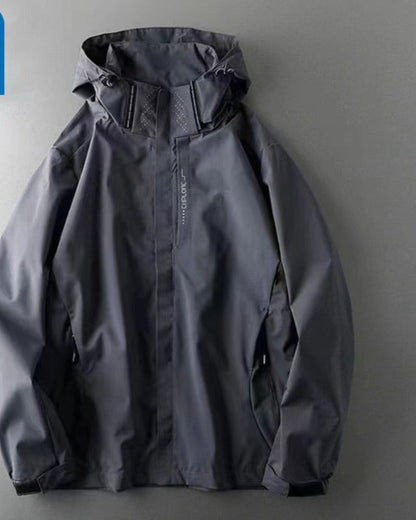 Wasserdichte Kapuzenjacke mit Reißverschluss für Damen – Marcia