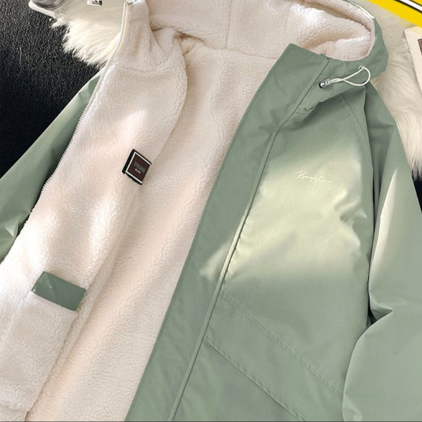 Wendbare Kapuzenjacke mit Fleecefutter für Herren – Gabriel