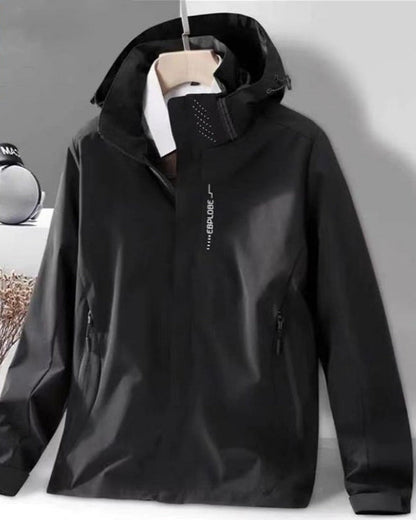 Wasserdichte Kapuzenjacke mit Reißverschluss für Damen – Marcia