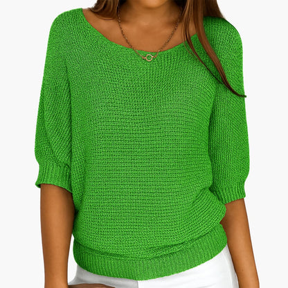 Damen Strick Bluse | Elegant