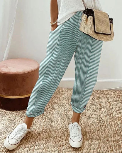 Trendige Leinenhosen für Damen – Sarah