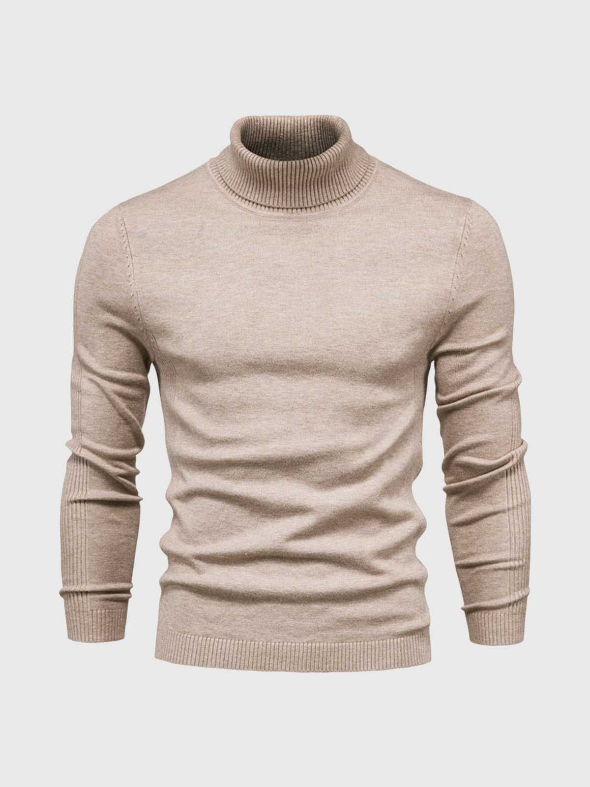 Herren Kurz Rollkragenpullover | Waschbar