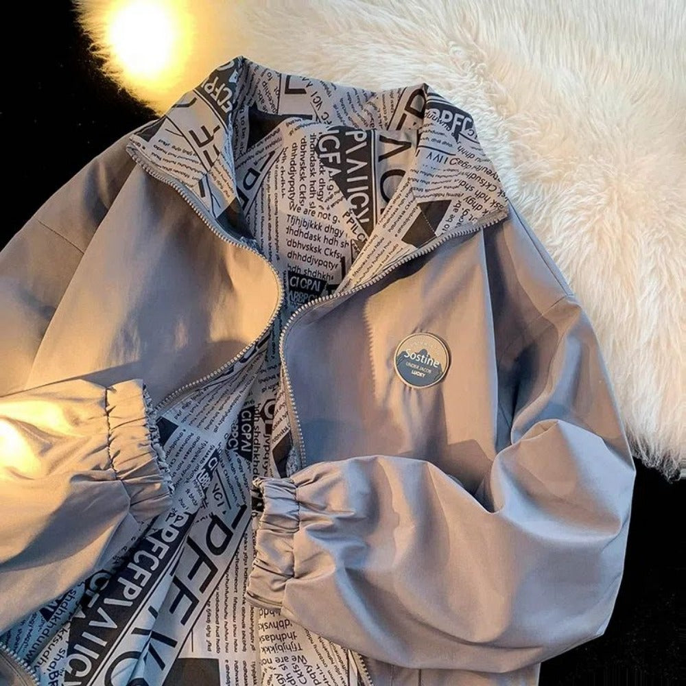 Wendbare Jacke mit Print-Design für Damen – Lavinia