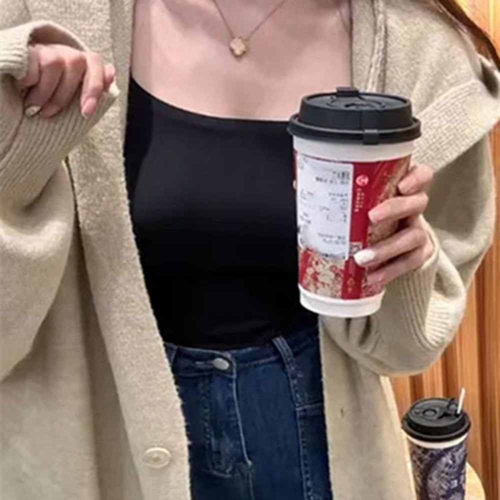 Langer Strickcardigan mit Kapuze für Damen – Ilaria