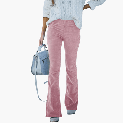 Damen Elegant Cordhose | Lang