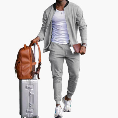 Herren Sportlich Jogginganzug | Reißverschluss