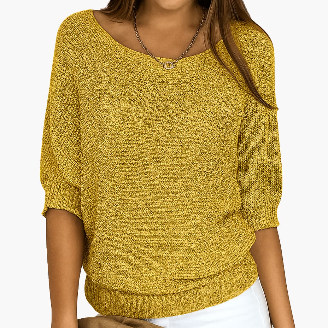 Damen Strick Bluse | Elegant