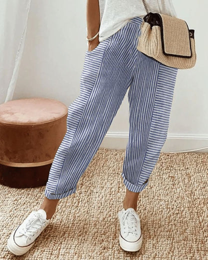 Trendige Leinenhosen für Damen – Sarah