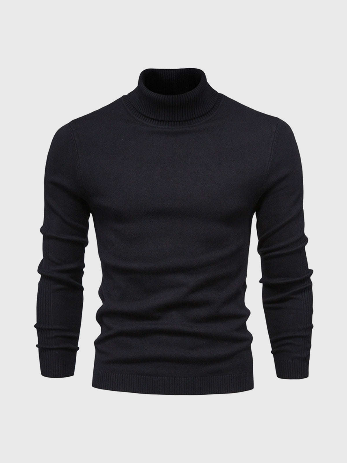 Herren Kurz Rollkragenpullover | Waschbar