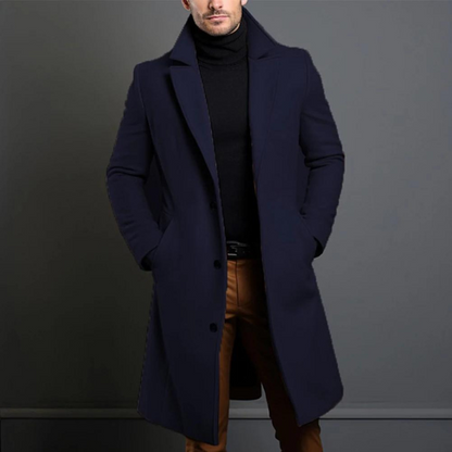 Herren Elegant Lang Mantel | Winter