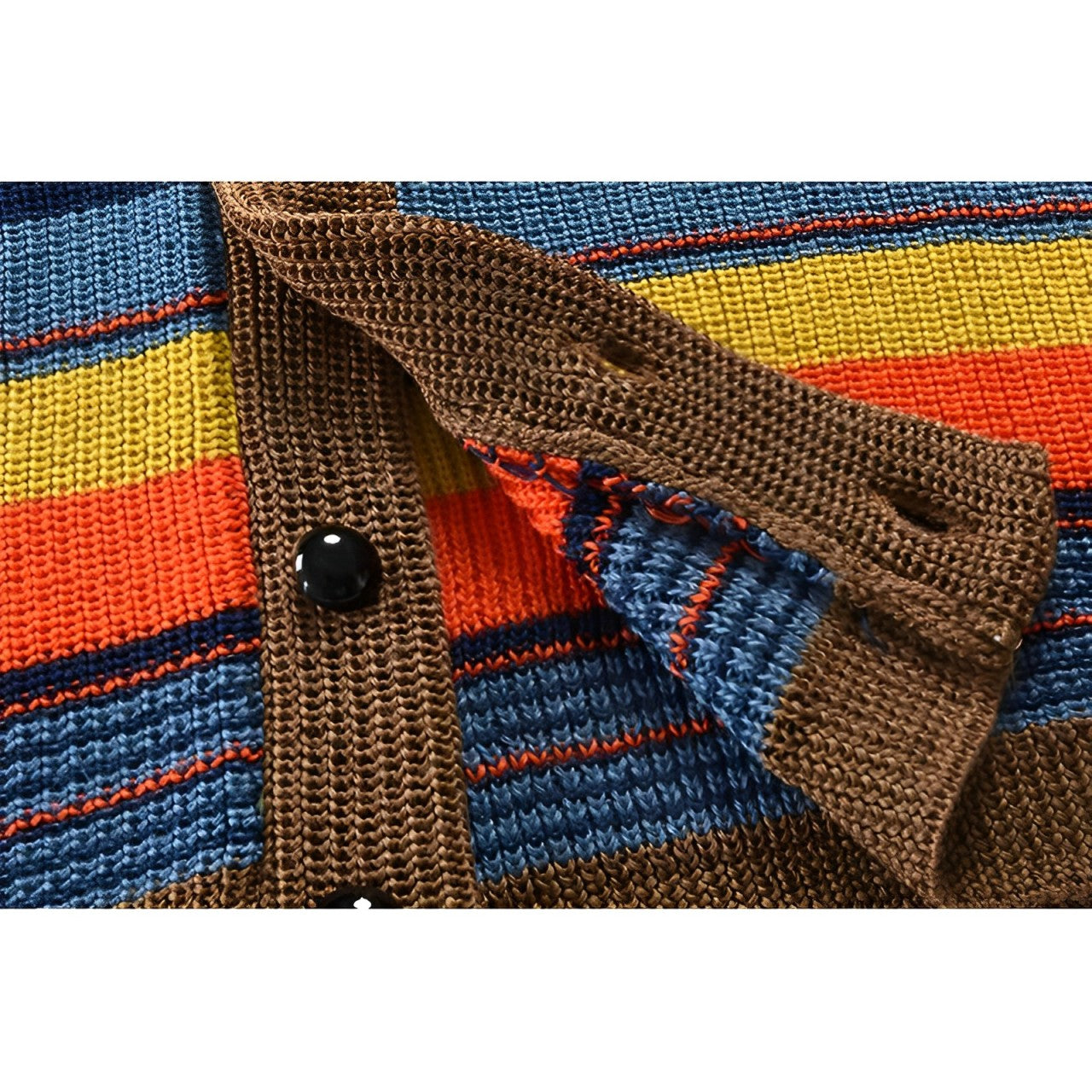 Herren Retro Cardigan | Strick