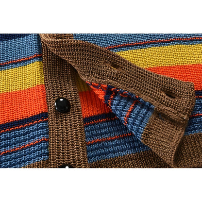 Herren Retro Cardigan | Strick
