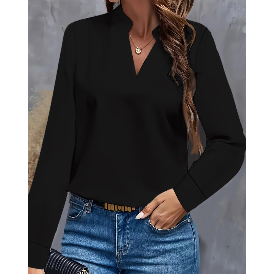 Damen Elegant Bluse | Langarm