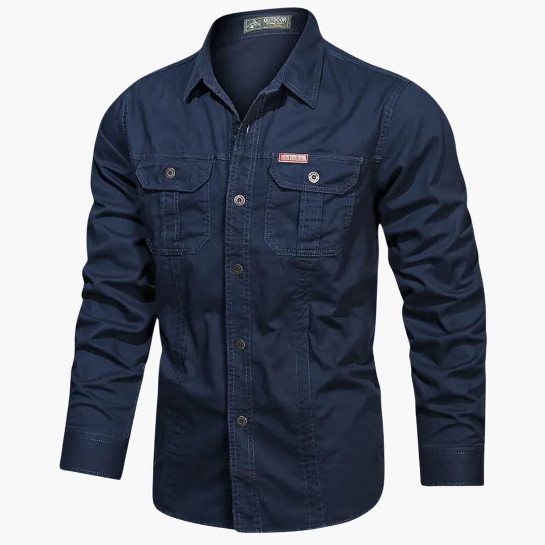 Herren Cargo Hemd | Langarm