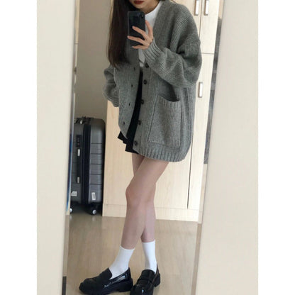 Strick-Cardigan mit Knopfleiste für Damen - Luisa