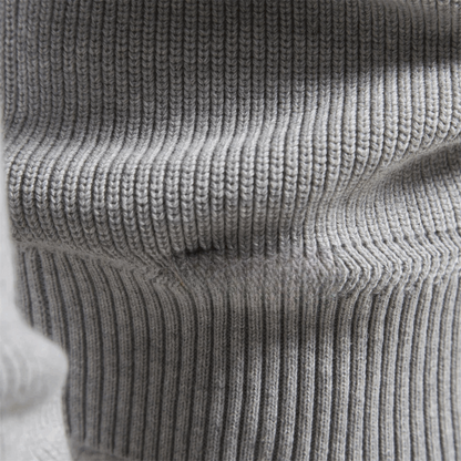 Herren Weich Strick Pullover | Zipper