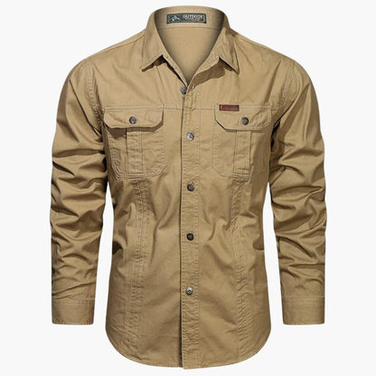 Herren Cargo Hemd | Langarm